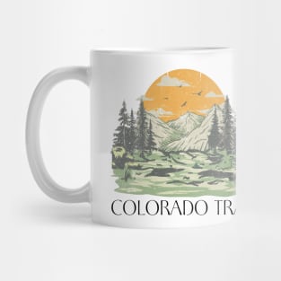 The Colorado Trail - CT - Thru Hike - BACKPACKER - CDT - Hiking, Camping, Backpacking, Thru-hiking, SHIRT, MUG, HOODIE, HAT, BAG, STICKER, MERCH, GEAR, SHOP, STORE, GIFT, SOUVENIR Mug